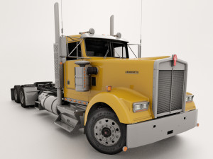Kenworth W900 3D Model