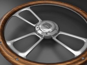 Vintage Steering Wheels 3D Modell