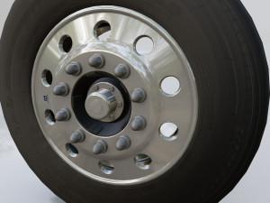 Heavy Duty Truck Wheels and Tires 3D 模型