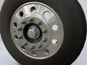 Heavy Duty Truck Wheels and Tires 3D Model