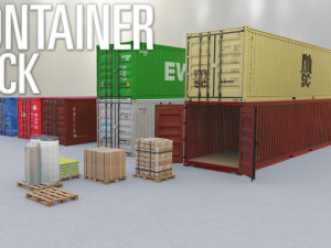 Container Pack 3D 모델