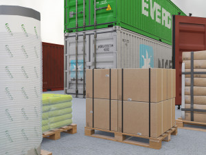 Container Pack 3Dモデル