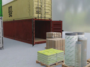 Konteyner Paketi 3D Model