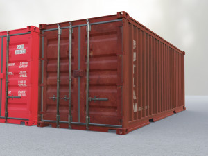 Container Pack 3Dモデル