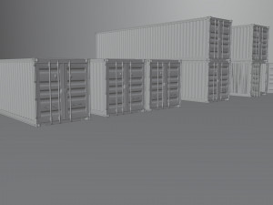 Container Pack 3Dモデル