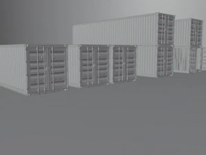 Konteyner Paketi 3D Model