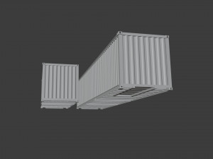 Container Pack 3Dモデル