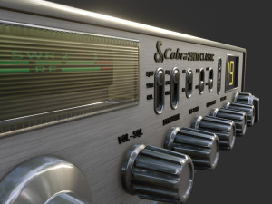 Cobra CB Radio 3D Model