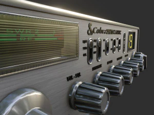Cobra CB Radio 3D Model