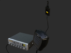 Cobra CB Radio 3D Model