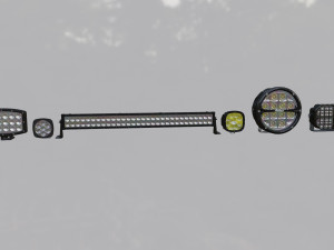 LED Lights Collection Model 3D