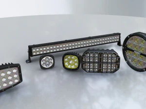LED Lights Collection 3D Model