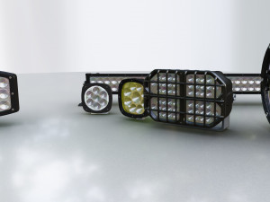 LED Lights Collection Model 3D