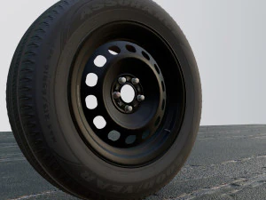 Steel Wheels 3D Model