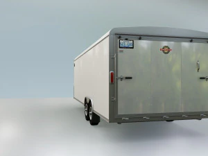 Car and Multi Purpose Enclosed Trailer 3D Model