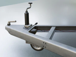 Car and Multi Purpose Enclosed Trailer 3D Model