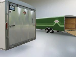 Car and Multi Purpose Enclosed Trailer 3D Model