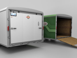 Car and Multi Purpose Enclosed Trailer 3D 모델
