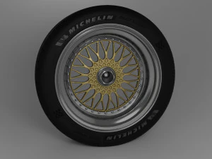 Collection of Wheels and Tires 3D Model