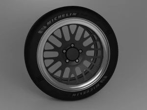 Collection of Wheels and Tires 3D Model