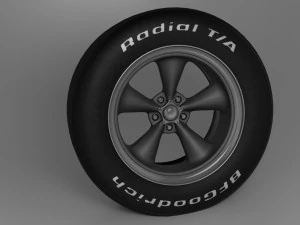 Collection of Wheels and Tires 3D Model