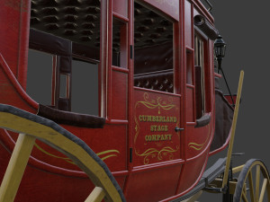 Wagons en bois anciens Modèle 3D