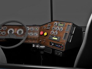 Freightliner FLD Semi Truck 3D Model