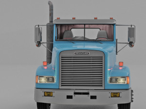 Freightliner FLD Semi Truck 3D Model