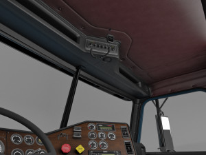 Freightliner FLD Semi Truck 3D Model