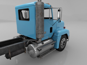 Freightliner FLD Semi Truck 3D Model