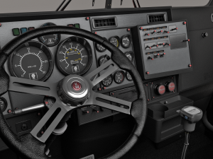 Kenworth T800 Semi Truck Heavy Haul 3D Модель