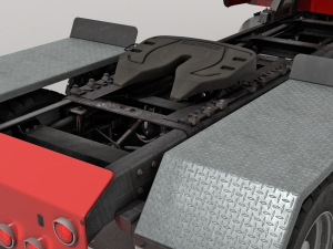 Kenworth T800 Semi Truck Heavy Haul 3D Модель