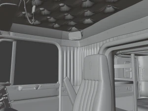 Kenworth T800 Semi Truck Heavy Haul 3D Model