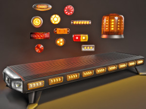 Emergency and Marker Lights Collection 3D Model