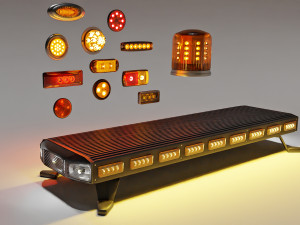 Emergency and Marker Lights Collection 3D Model