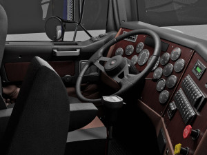 Western Star 4900 EX Semi Truck 3D Model