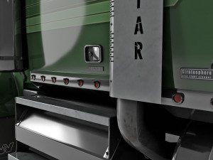 Western Star 4900 EX Semi Truck 3D Model