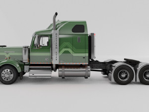 Western Star 4900 EX Semi Truck 3D Model