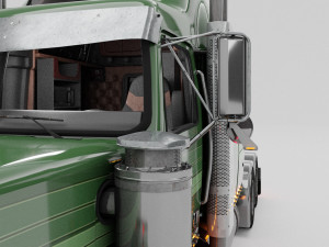 Western Star 4900 EX Semi Truck 3D Model