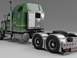 Western Star 4900 EX Semi Truck 3D Model