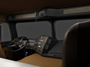 Freightliner FLT - FLA Cabover Semi Truck Modelo 3D