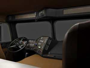 Freightliner FLT - FLA Cabover Semi Truck 3D Model