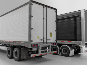 Semi Trailer - Great Dane Reefer 3D Model