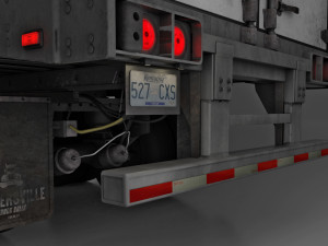 Semi Trailer - Great Dane Reefer Modèle 3D