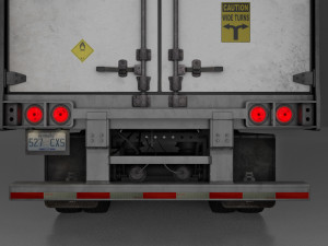 Semi Trailer - Great Dane Reefer Modèle 3D