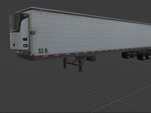Semi Trailer - Great Dane Reefer Modèle 3D