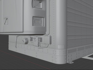Semi Trailer - Great Dane Reefer Modèle 3D