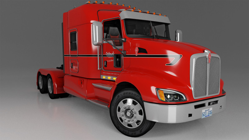 Kenworth T660 Semi Truck 3Dモデル .c4d .max .obj .3ds .fbx .stl .blend 