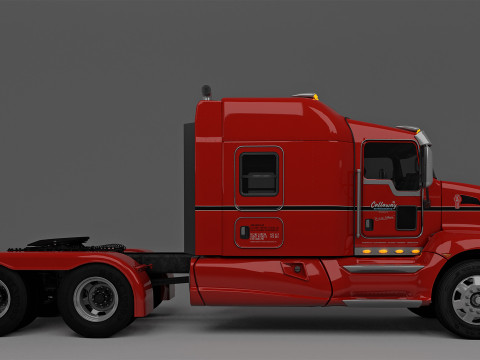 Kenworth T660 Semi Truck 3Dモデル