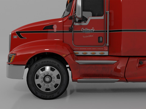 Kenworth T660 Semi Truck 3Dモデル